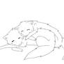Wolf Couple lineart