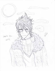 April 2017 Doodles- Apr. 15 Haru Shindo
