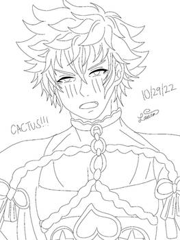 Inktober 10.29.2022 Lonqu in Sothis Clothes
