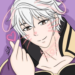 Fire Emblem Awakening- Robin M with a Puppy Filter