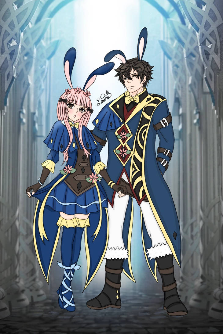FEH IF- Spring Bunnies Lon'qu 2024 Full Art by MiracleRibbon on DeviantArt