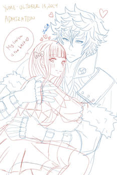 Inktober- October 13, 2024 Admiration