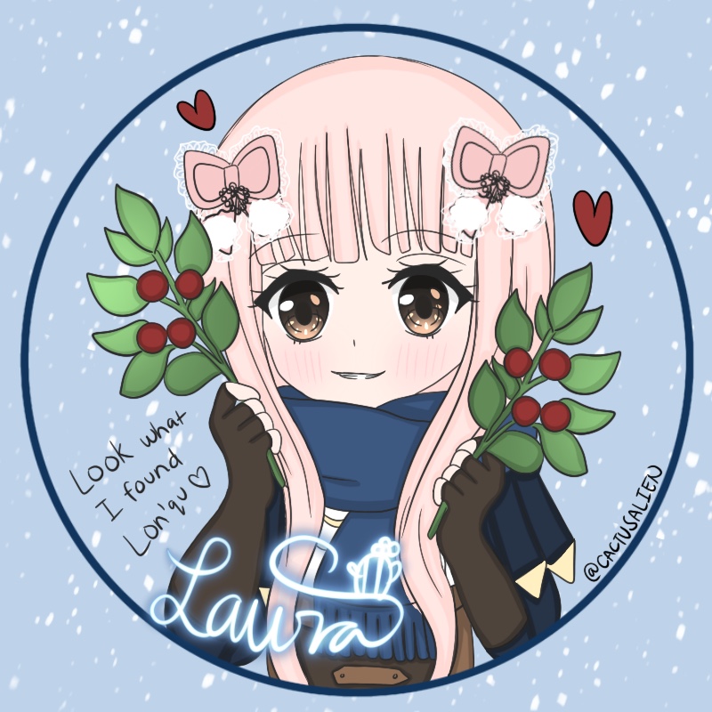 Chibi Mistletoe Laura
