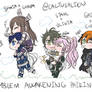 Chibi Fire Emblem Awakening Pairings Colored