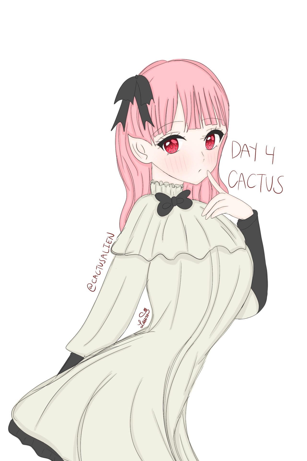 Day 4- Cactus 5.4.26 by MiracleRibbon on DeviantArt