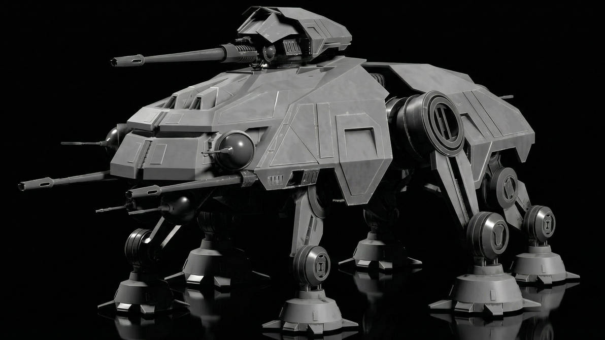 Atte Collapsed AT-TE by O513 on DeviantArt