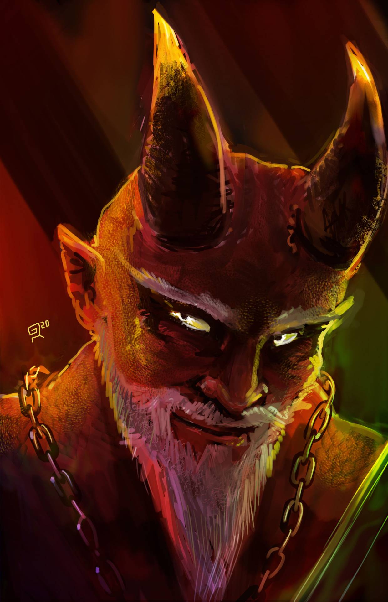 Smiling demon by NekoG95 on DeviantArt