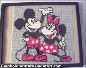 Mickey and Minnie Needlepoint