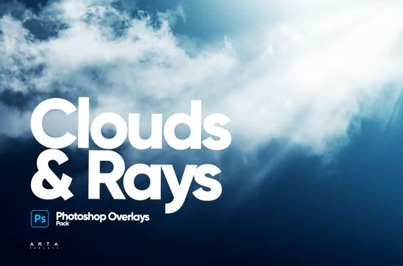 Clouds and Rays - Realistic Overlays for Photoshop by PhedraRobert on ...