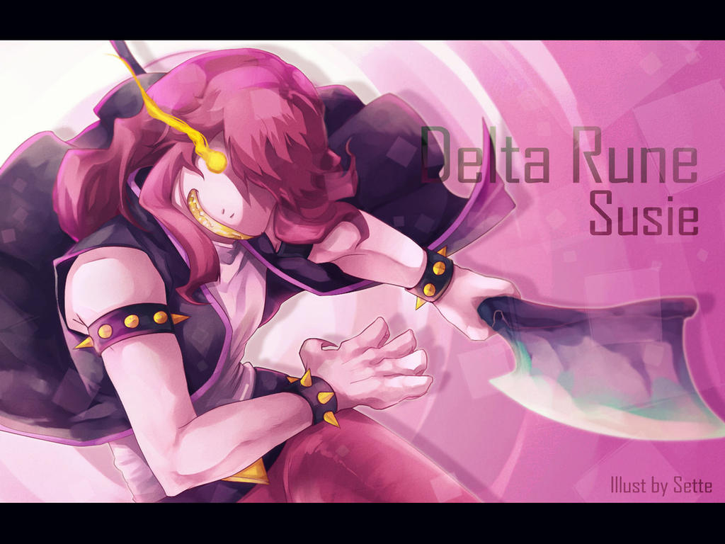 Susan From Delta Rune DeltaRune Susie by Sette-Seventh on DeviantArt