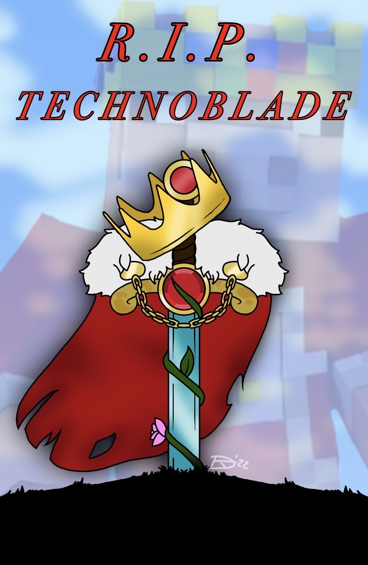 R.I.P. Techoblade by TheEmeraldFrog on DeviantArt