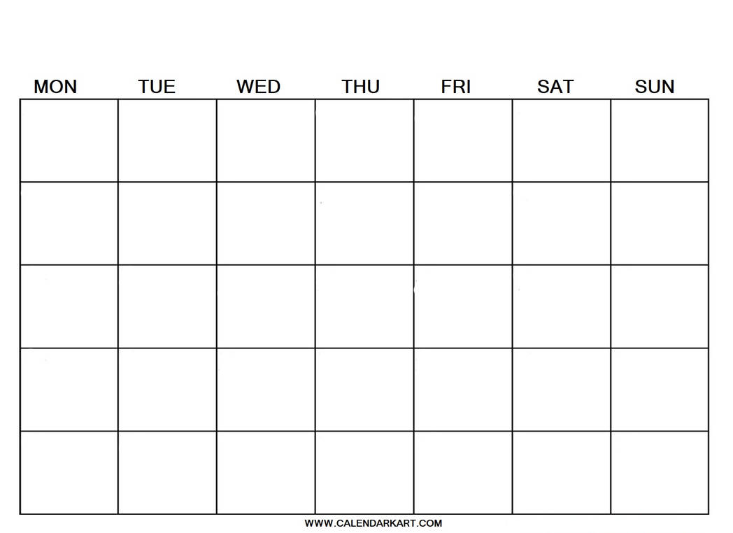 blank calendar weekly template by calendarkart on deviantart