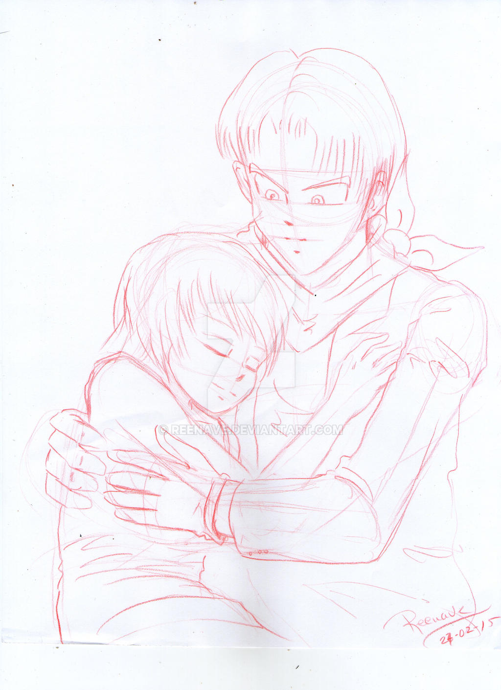 Trunks sketch by Reenave on DeviantArt