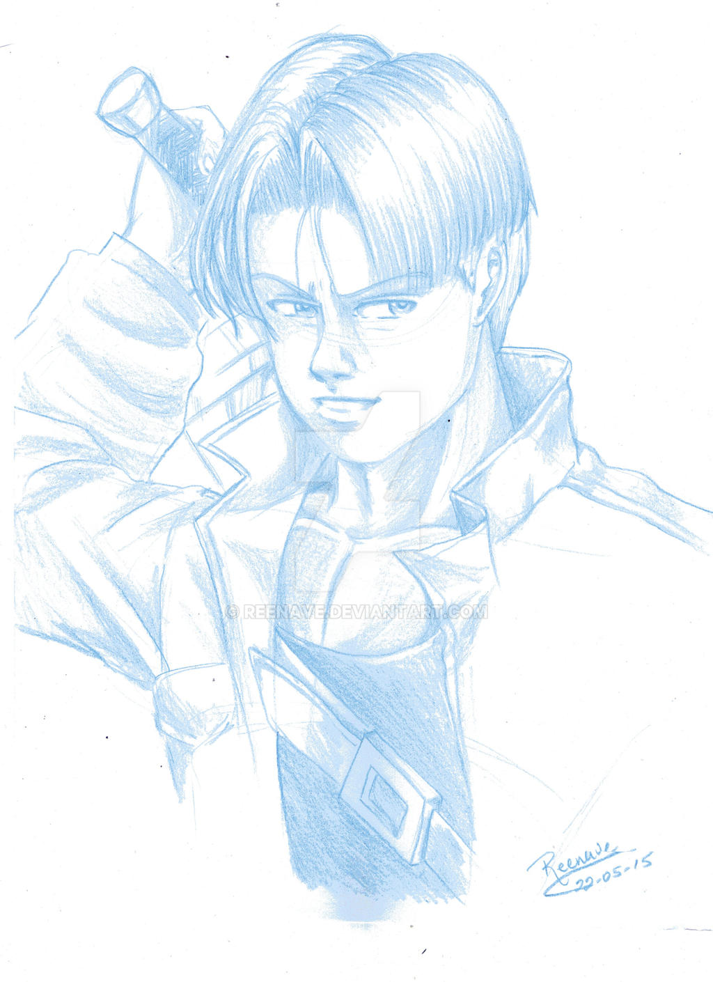 Trunks Sketch by Reenave on DeviantArt
