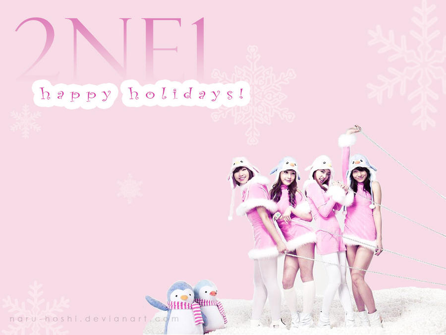 2NE1 Holiday Wallpaper