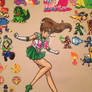 Perler Sailor Juptier -- Almost life sized!