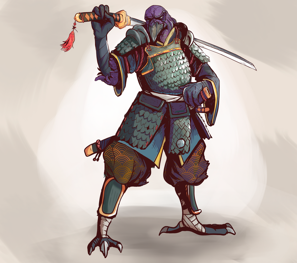 Tengu - commission by Dandraeliss on DeviantArt