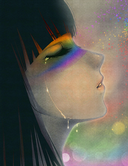 rainbow tears