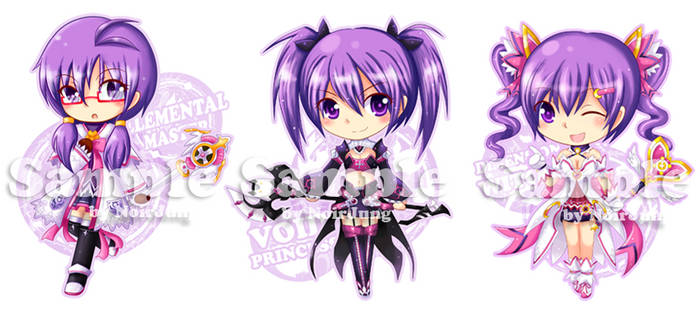 Elsword Key-ring Project: Aisha all class