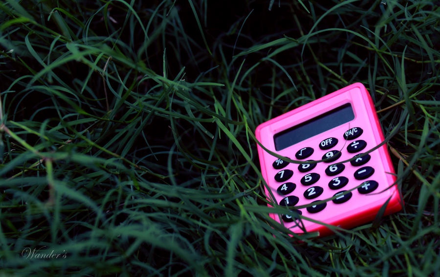 Calculation Deviantart used to calculate by aWANDERmawan on DeviantArt
