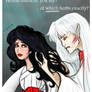 Kagome trolls Sesshomaru