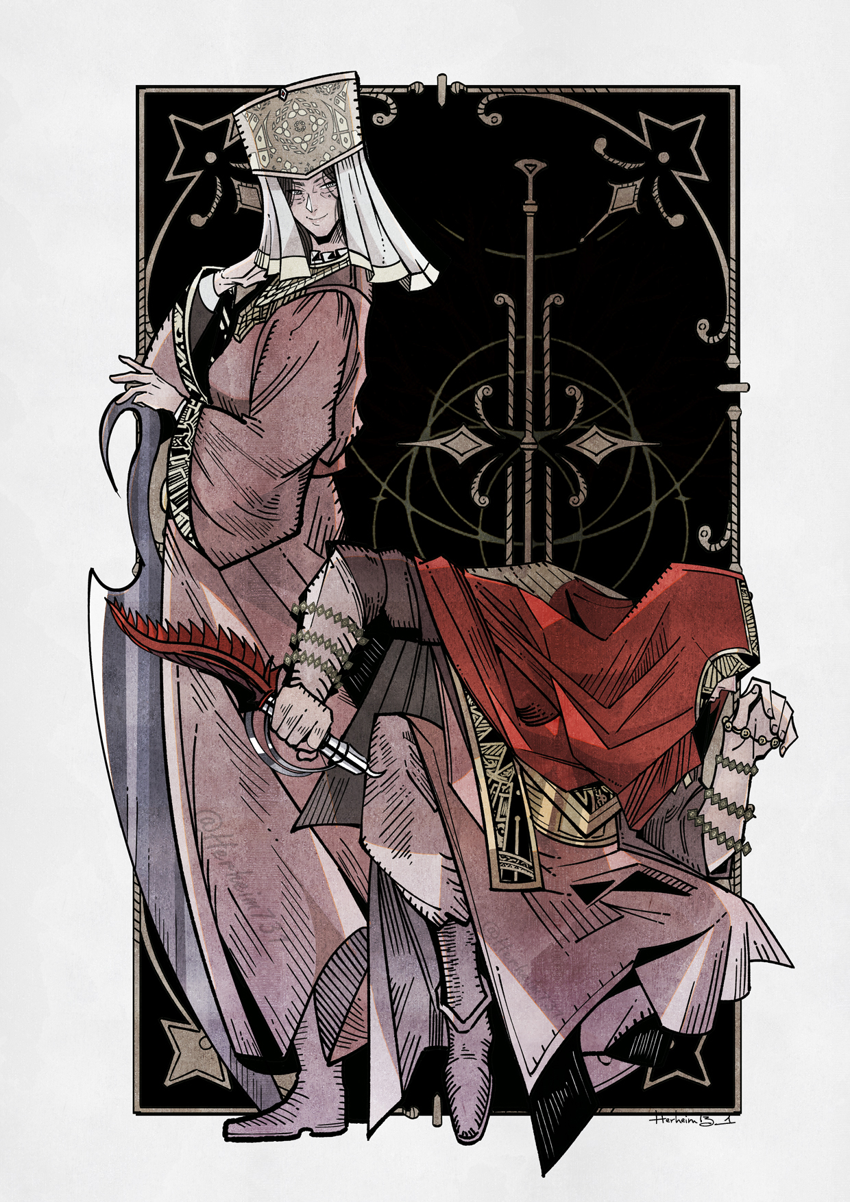 Anastasia, Tarnished-Eater/Bloody Finger Nerijus by Herheim on