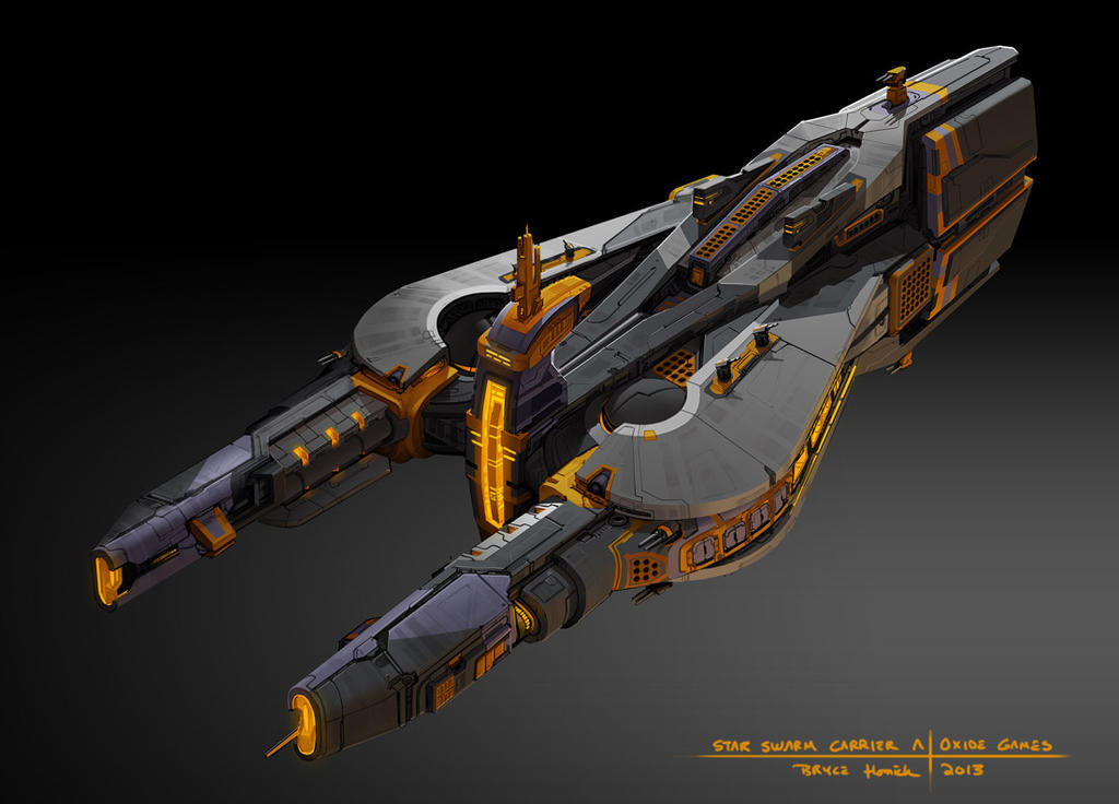 Star Swarm - Carrier A concept by zombat