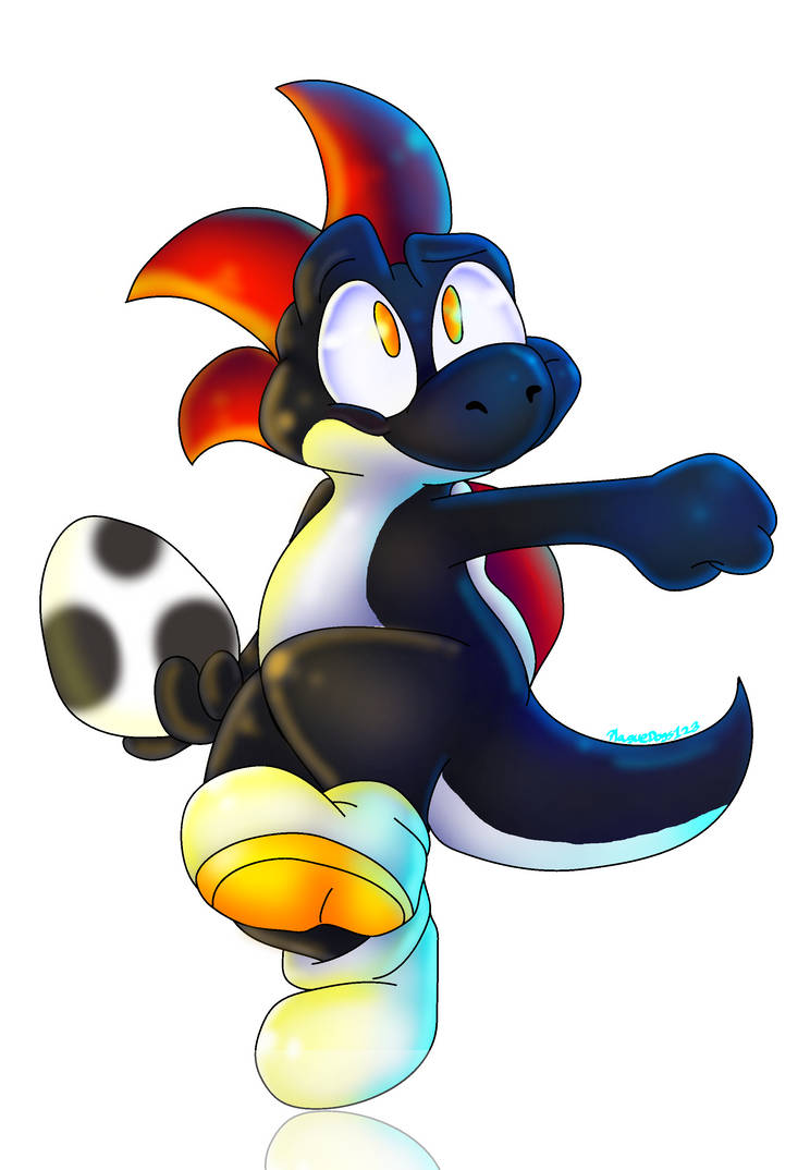 Black Yoshi by PlagueDogs123 on DeviantArt