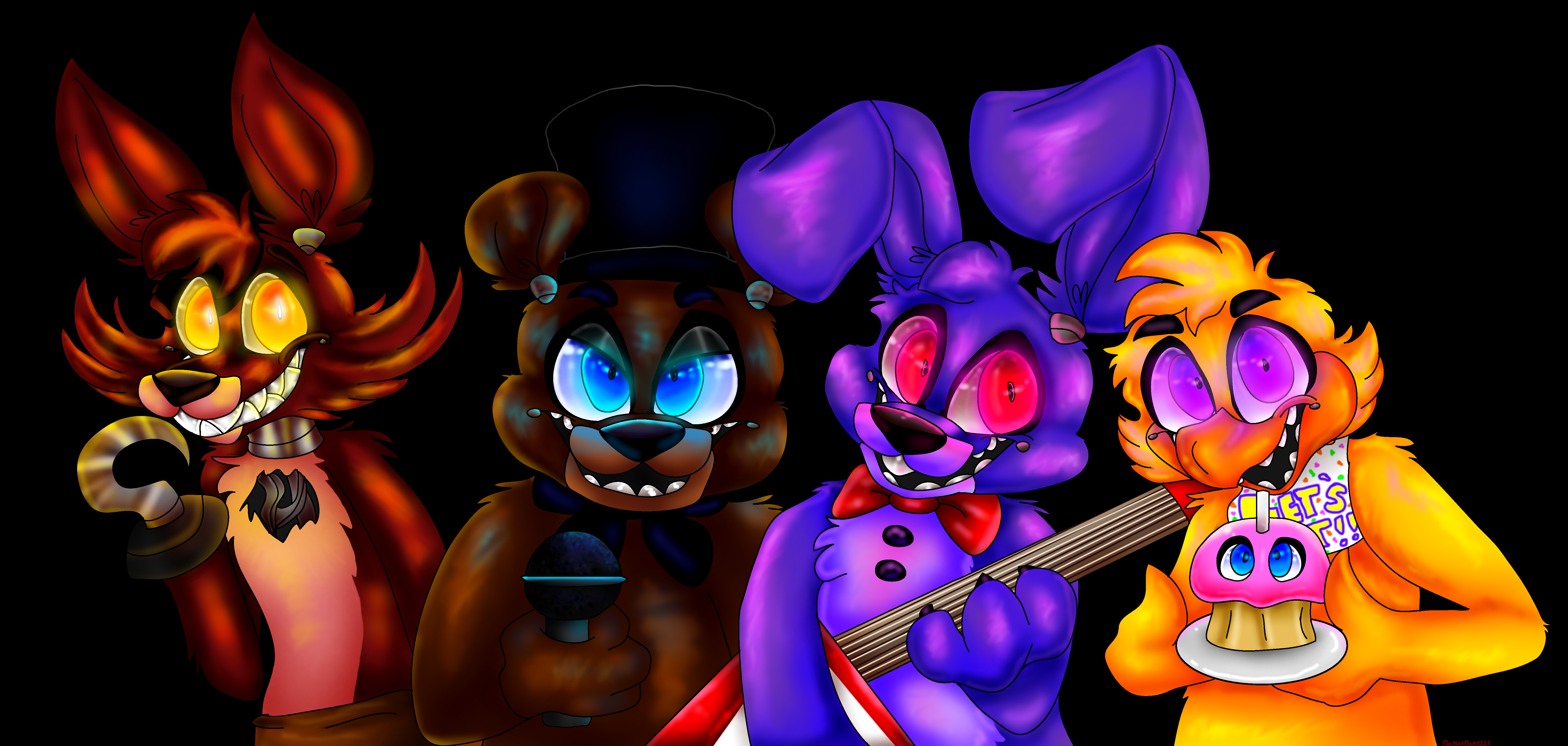 FNAF Фредди Бонни чика
