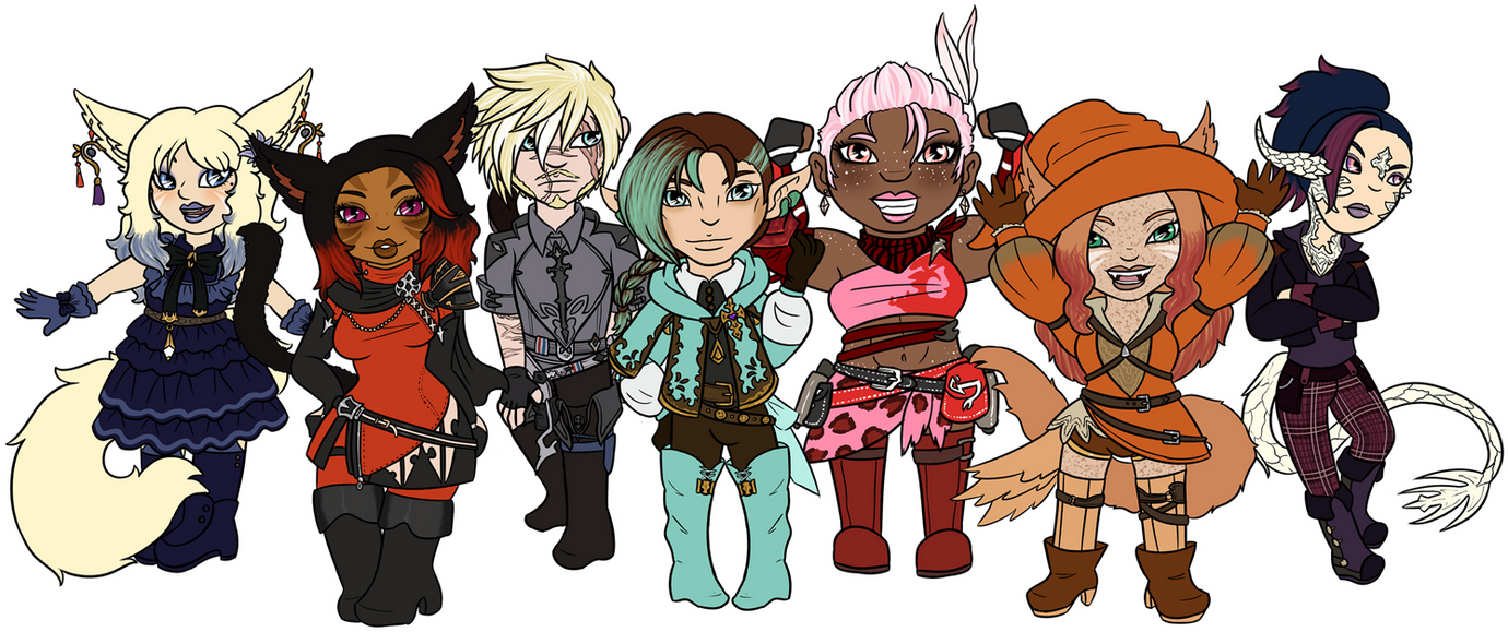The Chibi Squad by Prismativity on DeviantArt