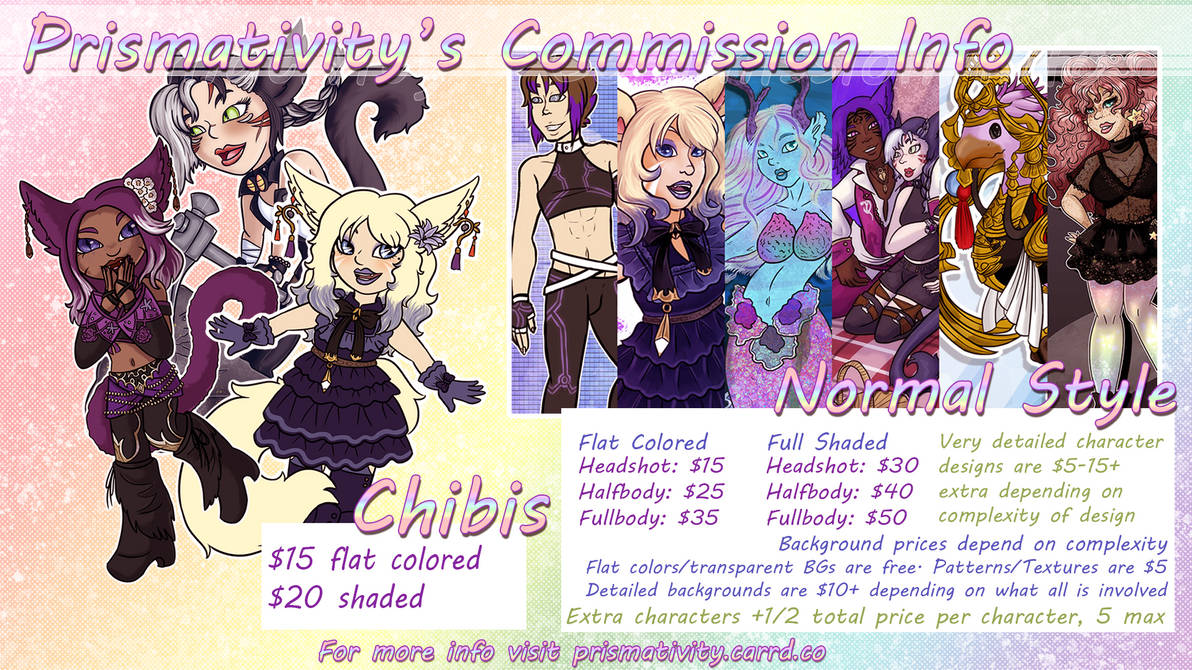 Commissions: Open