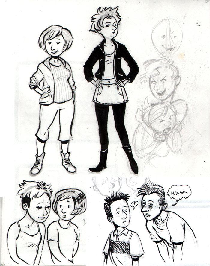 Genderbent, Doug and Roger by happychild on DeviantArt