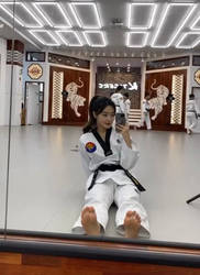 Taekwondo Korean Girl 