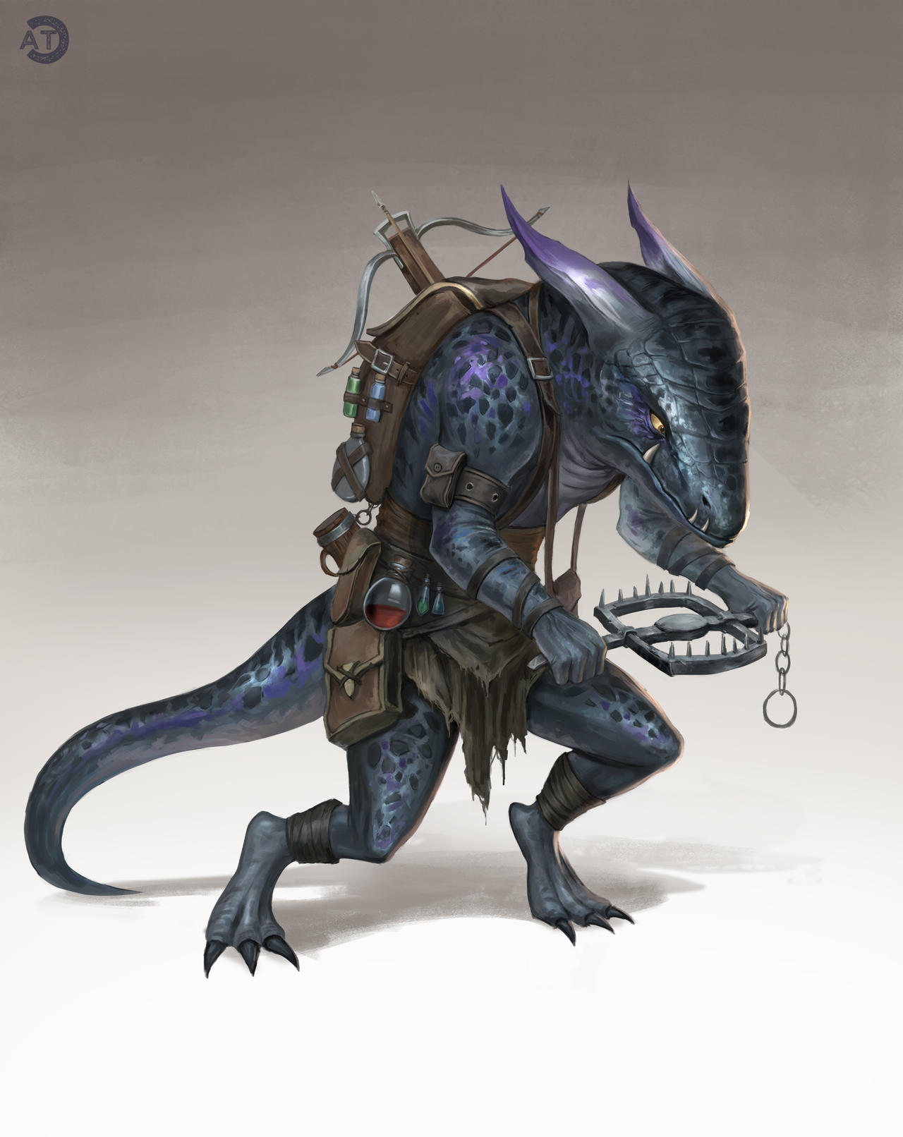 Kobold Raptor Rider Kobold Trapper by Atc-illustration on DeviantArt