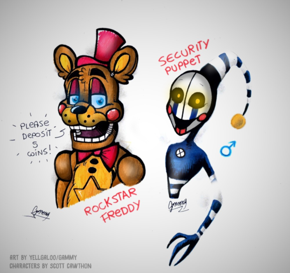 Puppet Animatronics FNaF Security Breach ( Part1 ) by