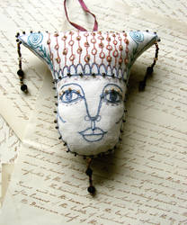 Door Guardian - Textile Art