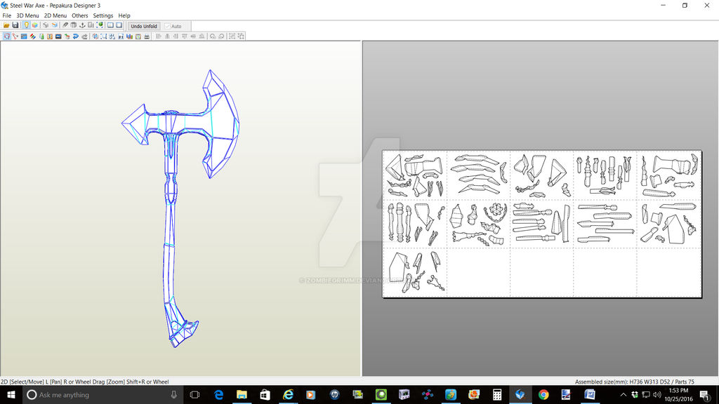Steel War Axe by ZombieGrimm on DeviantArt