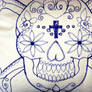 Skull and Crossbones Cushion