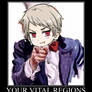 Your vital regions...