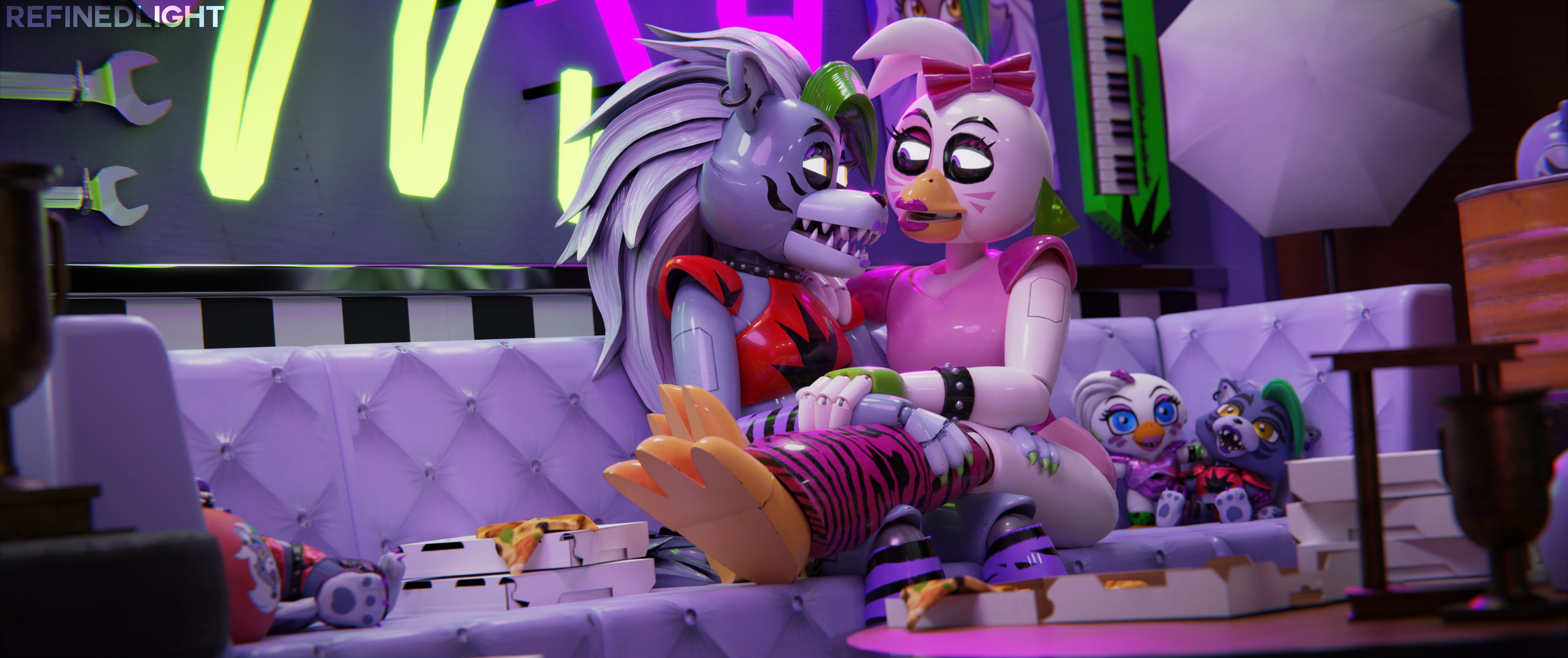 Acid_Love on X: Fnaf sb animatronic rooms are pretty much done. #FNAF  #FiveNightsAtFreddys #fnafsecuritybreach #securitybreach #b3d #Blender3d   / X