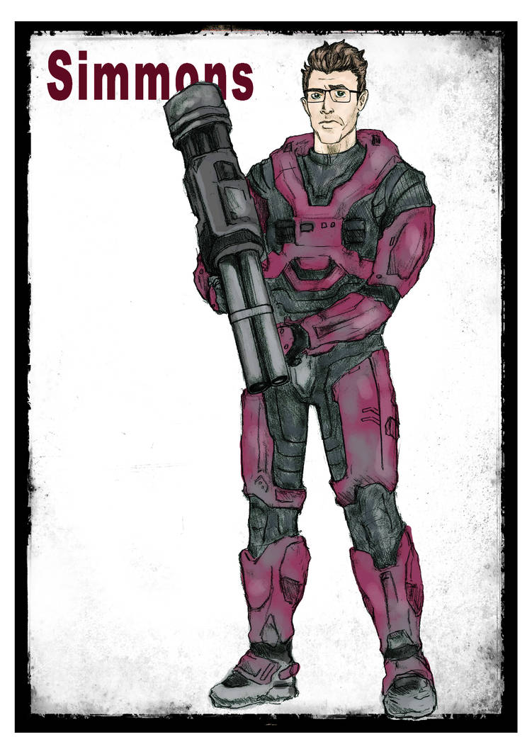 Simmins Rvb Simmons Red vs blue by Minkilo on DeviantArt
