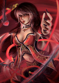 Dark Fina from Final Fantasy Brave Exvius by Akhelois08