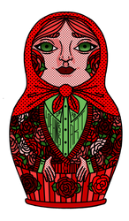 Valentine's Day Matryoshka by LOECHNESS