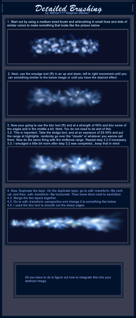 Abstract Brushing Tutorial