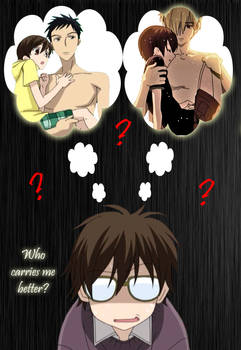 Haruhi: Who carries me better?