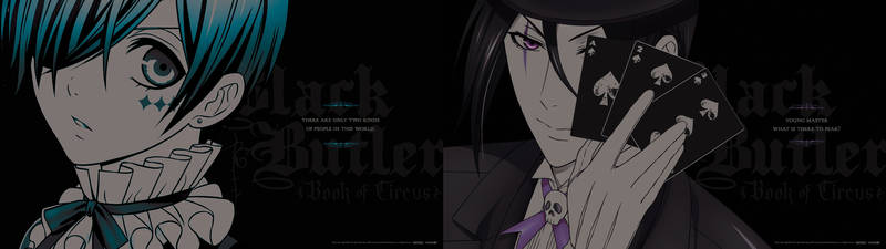 Black Butler Book of Circus Wallpaper by VictoriaChen