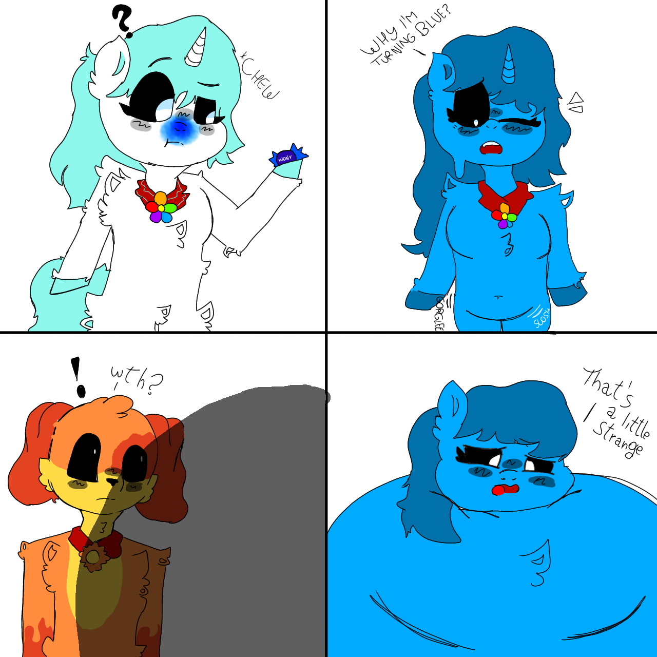 Craftycorn inflation blueberry by gogo892 on DeviantArt