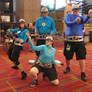 The Aquabats! Group Cosplay (minus one)