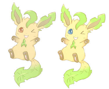 Leafeon stickers