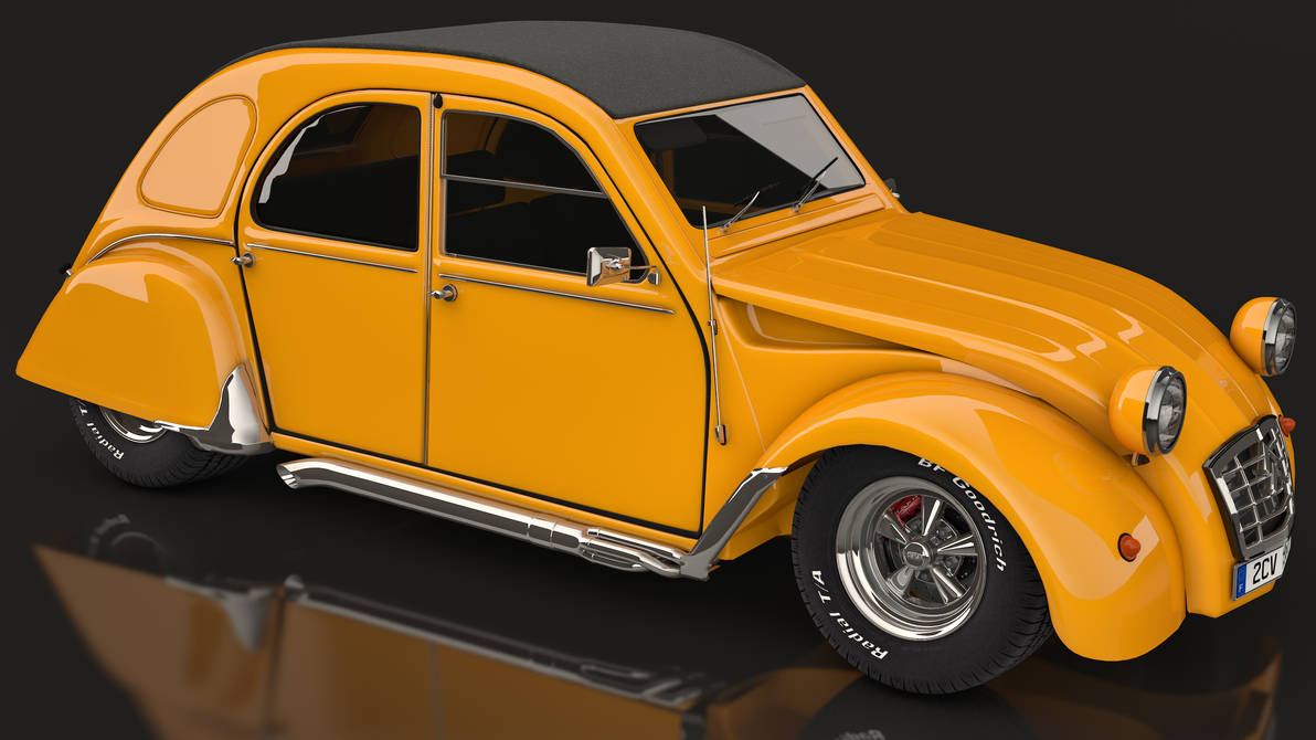 2cv Customized Rear Citroen 2CV Custom by SamCurry on DeviantArt